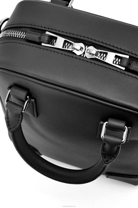 Loewe hombres amazona 15 de piel de becerro napa LP64142 negro