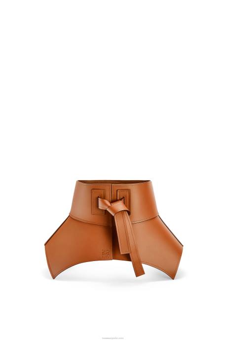 Loewe mujer cinturón obi de napa LP641153 broncearse