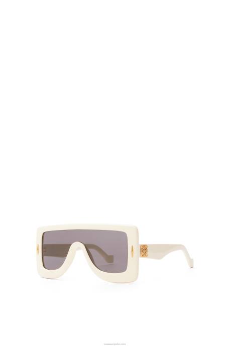 Loewe mujer Gafas de sol con anagrama en acetato LP641473 Marfil