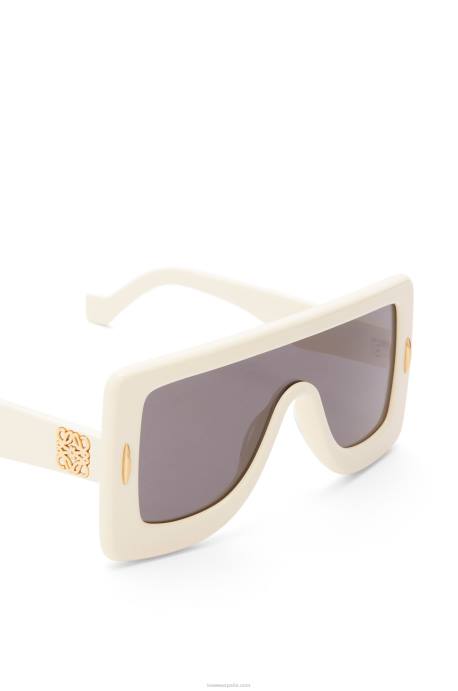 Loewe mujer Gafas de sol con anagrama en acetato LP641473 Marfil