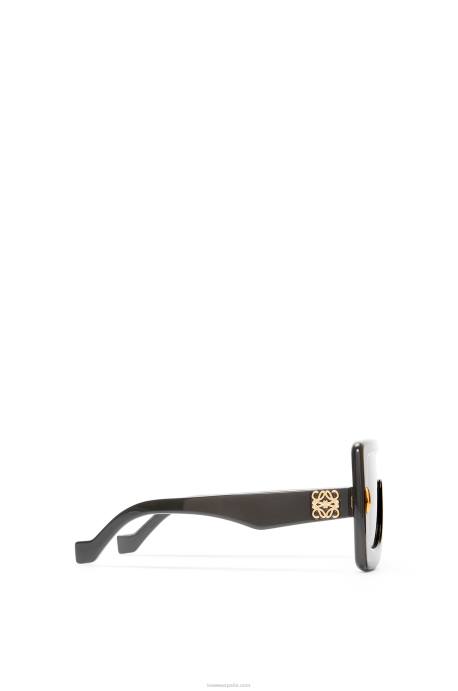Loewe mujer Gafas de sol con anagrama en acetato LP641474 negro