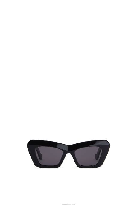 Loewe mujer gafas de sol cateye de acetato LP641478 negro