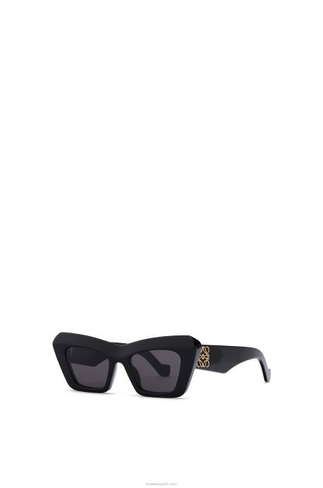 Loewe mujer gafas de sol cateye de acetato LP641478 negro