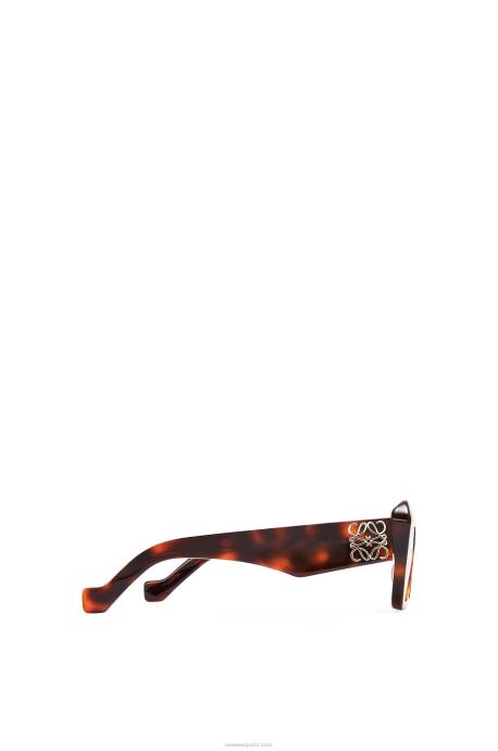 Loewe mujer gafas de sol cateye de acetato LP641480 Habana marrón