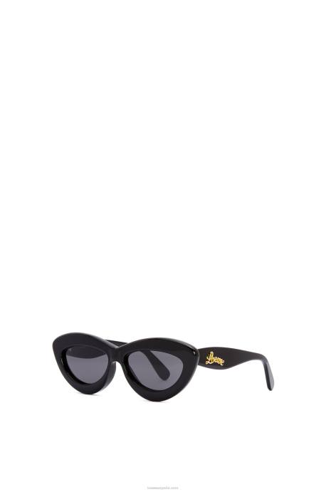 Loewe mujer gafas de sol cateye de acetato LP641495 negro