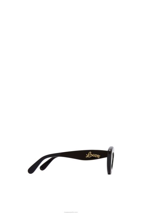 Loewe mujer gafas de sol cateye de acetato LP641495 negro