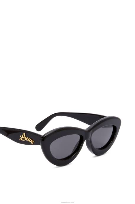 Loewe mujer gafas de sol cateye de acetato LP641495 negro