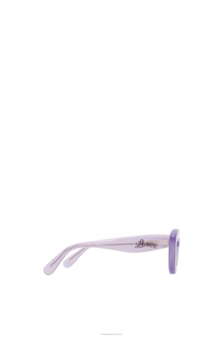 Loewe mujer gafas de sol cateye de acetato LP641508 lila