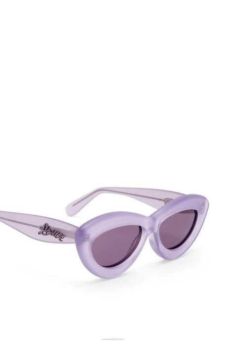 Loewe mujer gafas de sol cateye de acetato LP641508 lila