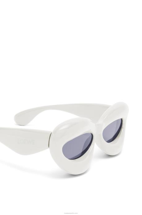 Loewe mujer gafas de sol cateye infladas de nailon LP641424 gris