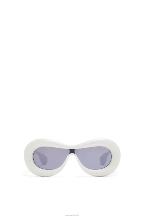 Loewe mujer gafas de sol con máscara hinchable de nailon LP641499 gris