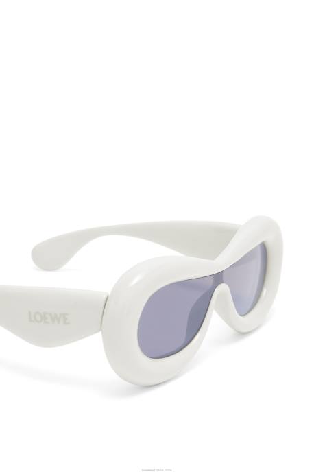 Loewe mujer gafas de sol con máscara hinchable de nailon LP641499 gris