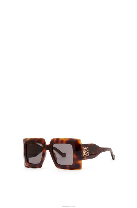 Loewe mujer gafas de sol cuadradas oversize de acetato LP641491 la Habana
