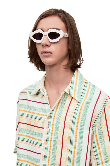 Loewe mujer gafas de sol flame de acetato LP641466 Marfil