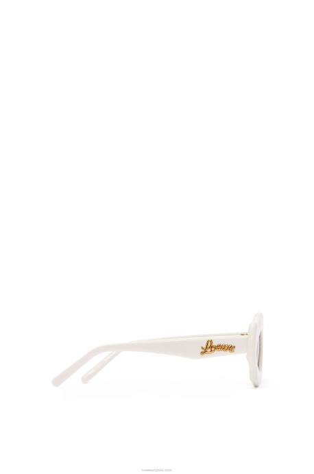 Loewe mujer gafas de sol flame de acetato LP641466 Marfil