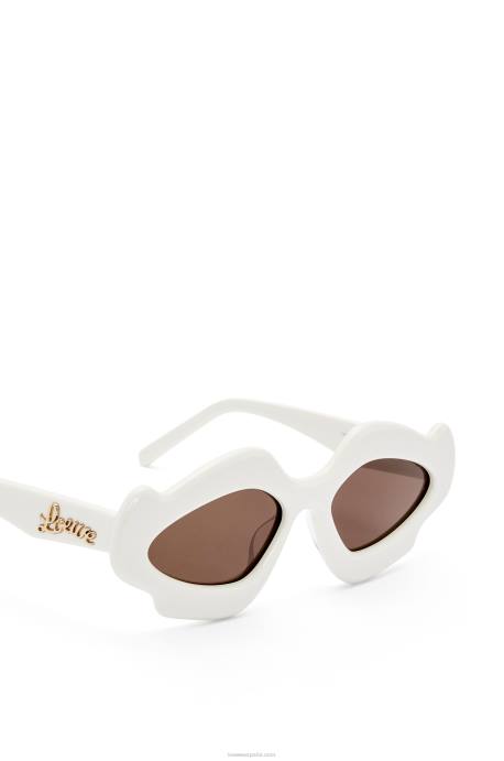 Loewe mujer gafas de sol flame de acetato LP641466 Marfil