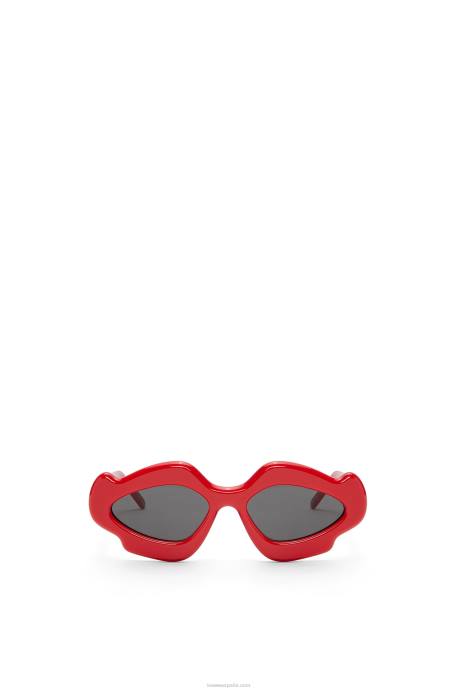 Loewe mujer gafas de sol flame de acetato LP641467 rojo brillante
