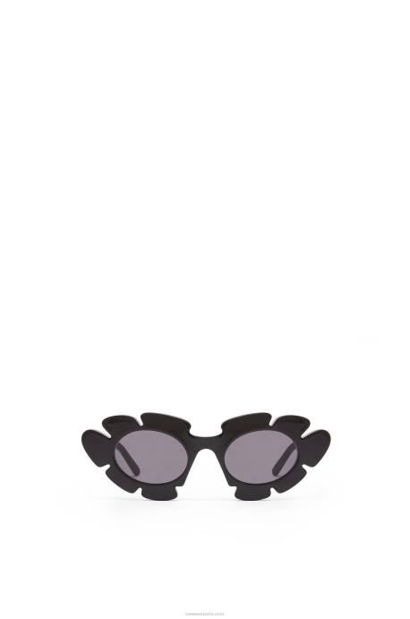 Loewe mujer gafas de sol flor de nailon inyectado LP641464 negro
