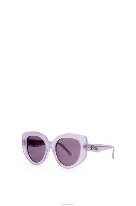 Loewe mujer gafas de sol mariposa de acetato LP641509 lila