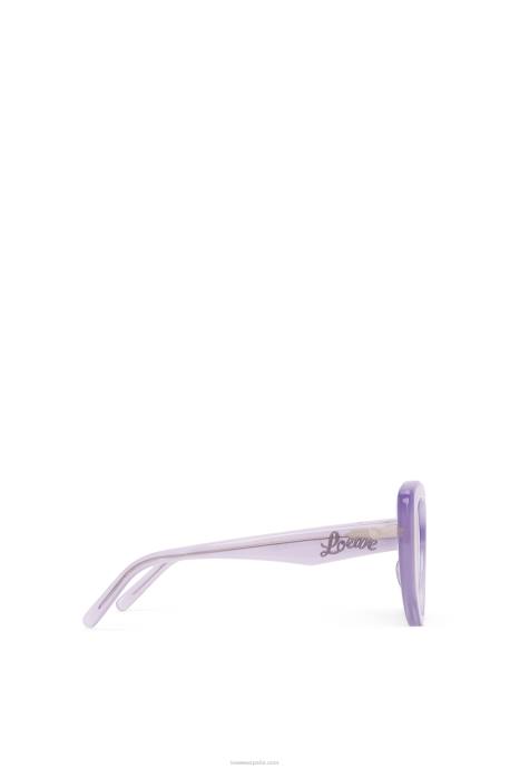 Loewe mujer gafas de sol mariposa de acetato LP641509 lila