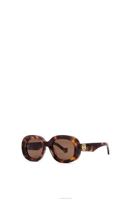 Loewe mujer gafas de sol ovaladas de acetato LP641493 la Habana