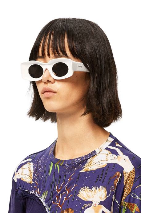 Loewe mujer gafas de sol paula's ibiza originales LP641475 blanco