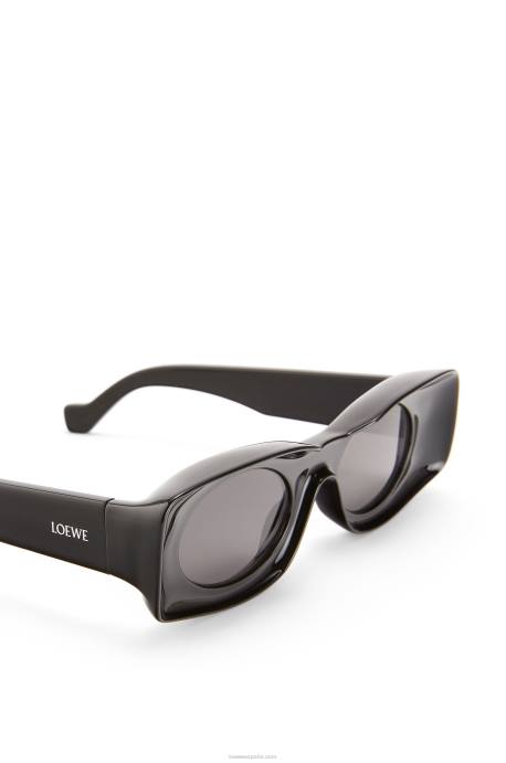 Loewe mujer gafas de sol paula's ibiza originales LP641476 negro brillante