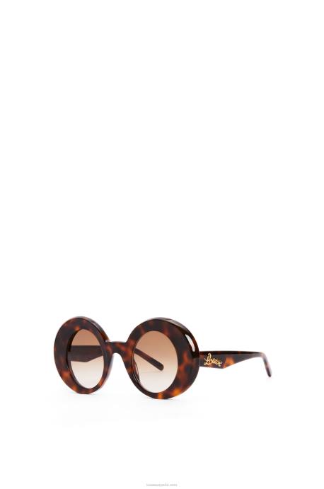 Loewe mujer gafas de sol redondas oversize de acetato LP641492 la Habana