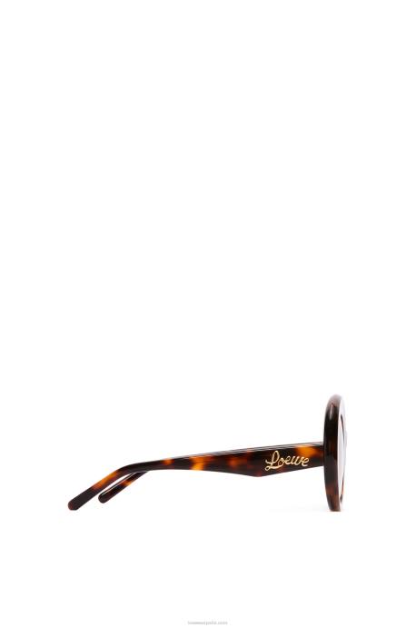 Loewe mujer gafas de sol redondas oversize de acetato LP641492 la Habana