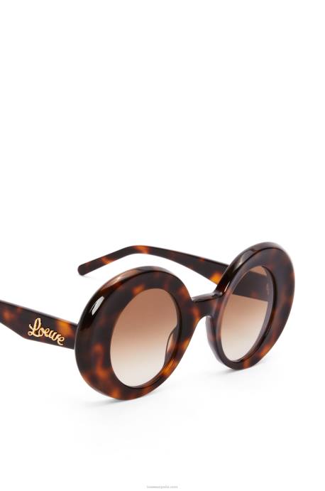 Loewe mujer gafas de sol redondas oversize de acetato LP641492 la Habana