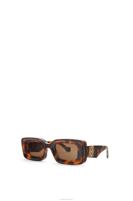 Loewe mujer lentes de sol rectangulares en acetato LP641425 la Habana
