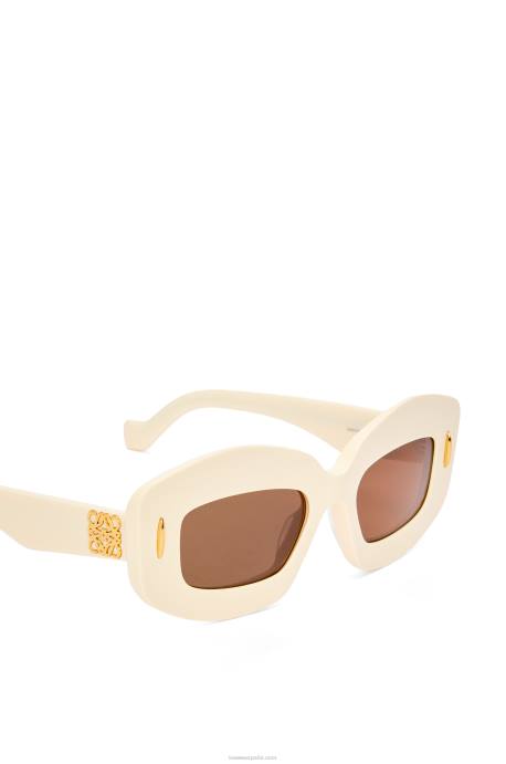 Loewe mujer lentes de sol screen en acetato LP641427 Marfil