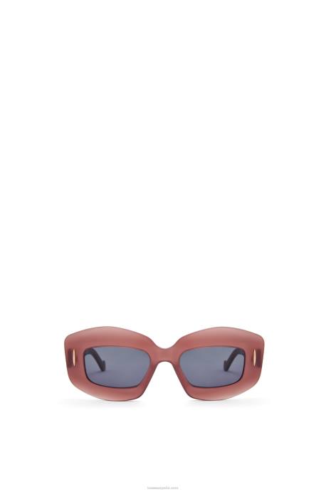 Loewe mujer lentes de sol screen en acetato LP641428 borgoña
