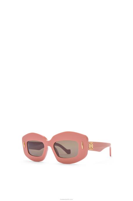 Loewe mujer lentes de sol screen en acetato LP641430 Rosa claro
