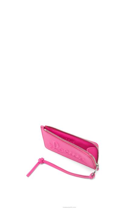 Loewe mujer monedero grande en piel de becerro clásica LP641330 fucsia