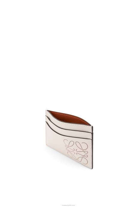 Loewe mujer tarjetero liso de la marca LP641387 avena claro/bronceado