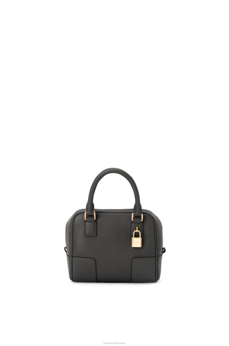 Loewe mujer Bolso amazona 16 cuadrado de piel de becerro napa LP64140 negro