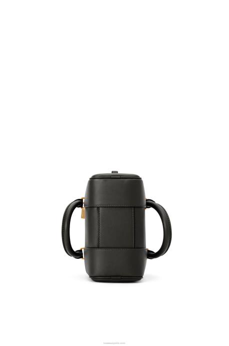 Loewe mujer Bolso amazona 16 cuadrado de piel de becerro napa LP64140 negro