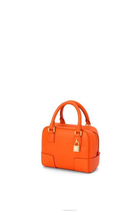 Loewe mujer Bolso amazona 16 cuadrado de piel de becerro napa LP64145 naranja