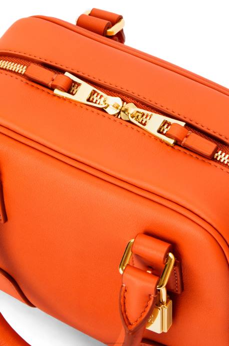 Loewe mujer Bolso amazona 16 cuadrado de piel de becerro napa LP64145 naranja