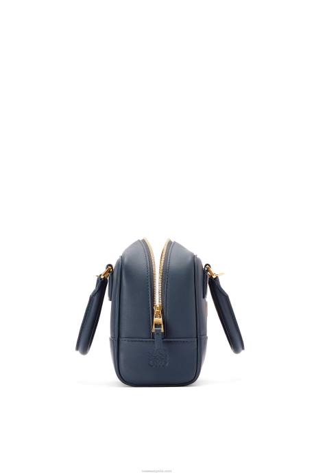 Loewe mujer Bolso amazona 16 cuadrado de piel de becerro napa LP64158 azul ónix