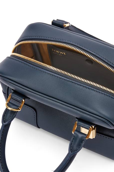 Loewe mujer Bolso amazona 16 cuadrado de piel de becerro napa LP64158 azul ónix