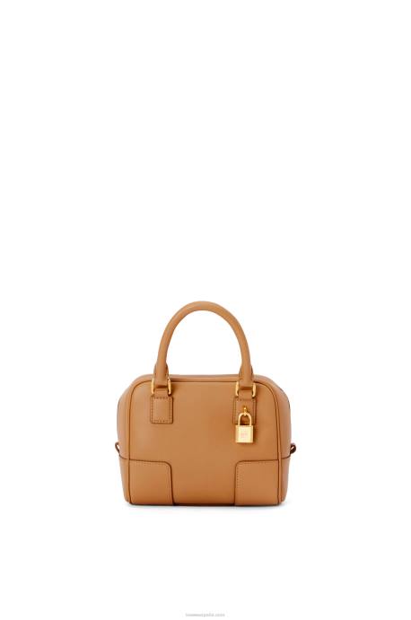 Loewe mujer Bolso amazona 16 cuadrado de piel de becerro napa LP64164 cálido desierto