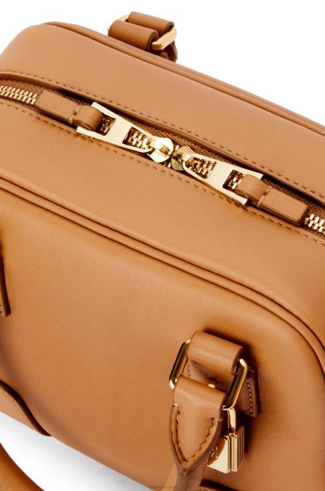 Loewe mujer Bolso amazona 16 cuadrado de piel de becerro napa LP64164 cálido desierto