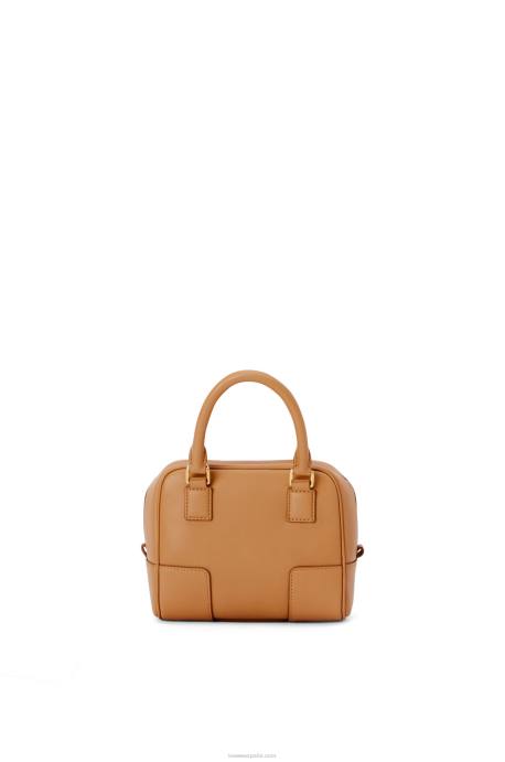 Loewe mujer Bolso amazona 16 cuadrado de piel de becerro napa LP64164 cálido desierto