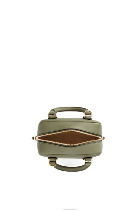 Loewe mujer Bolso amazona 16 cuadrado de piel de becerro napa LP64165 aguacate verde
