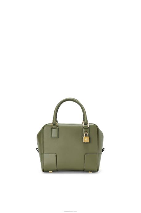 Loewe mujer Bolso amazona 19 cuadrado de piel de becerro napa LP64166 aguacate verde