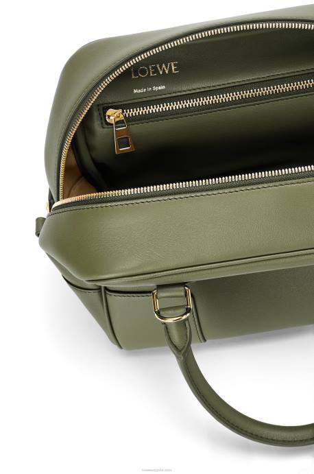 Loewe mujer Bolso amazona 19 cuadrado de piel de becerro napa LP64166 aguacate verde