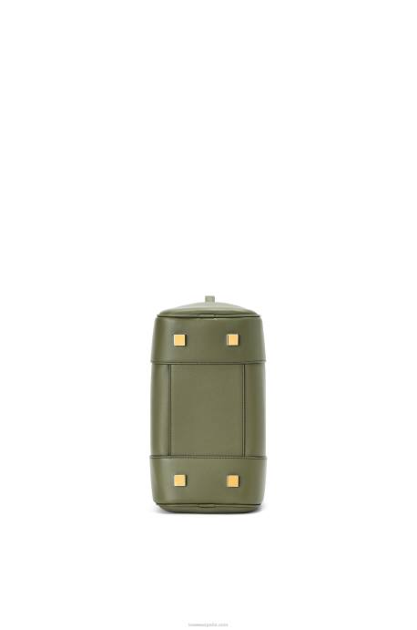 Loewe mujer Bolso amazona 19 cuadrado de piel de becerro napa LP64166 aguacate verde