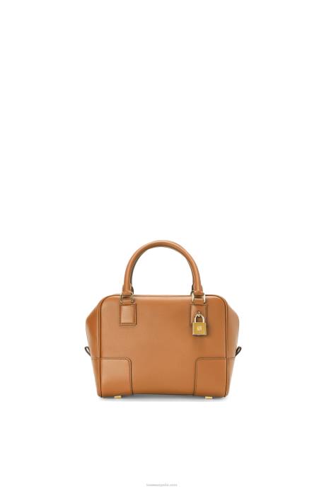 Loewe mujer Bolso amazona 19 cuadrado de piel de becerro napa LP64167 cálido desierto